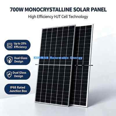 Płytka dwustronna dla farmy słonecznej rolniczej o mocy 700 W, wzmocniony pobór energii z tyłu